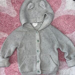 Jamie Kay Light Gray Knit Cardigan 1 year